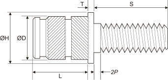 unheaded press ultra inserts detail drawing