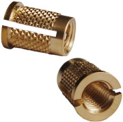 reverse headed brass expansion insert